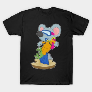 Mouse Diver Oxygen bottle Diving T-Shirt